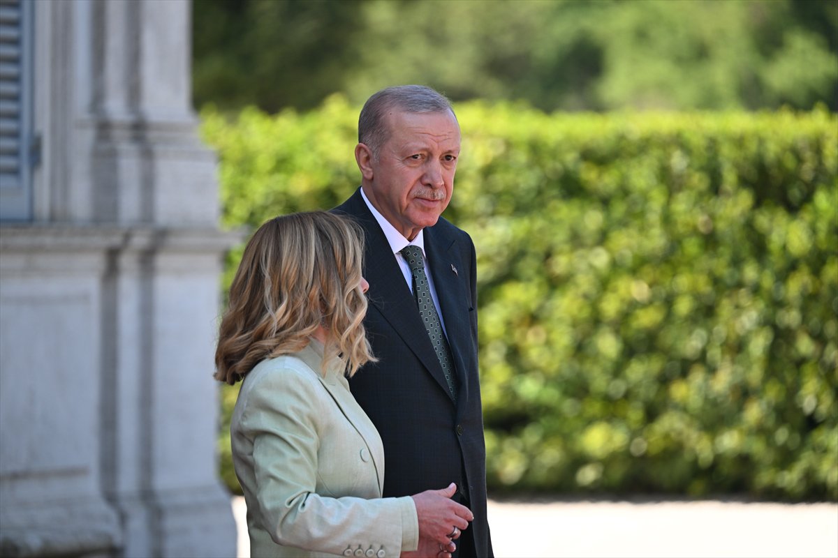 Cumhurbaşkanı Erdoğan İtalya'da