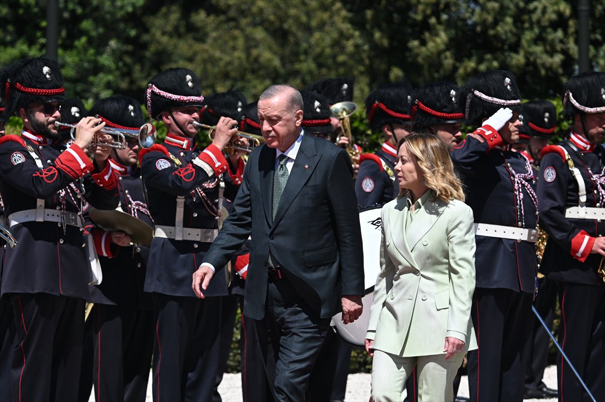 Cumhurbaşkanı Erdoğan İtalya'da