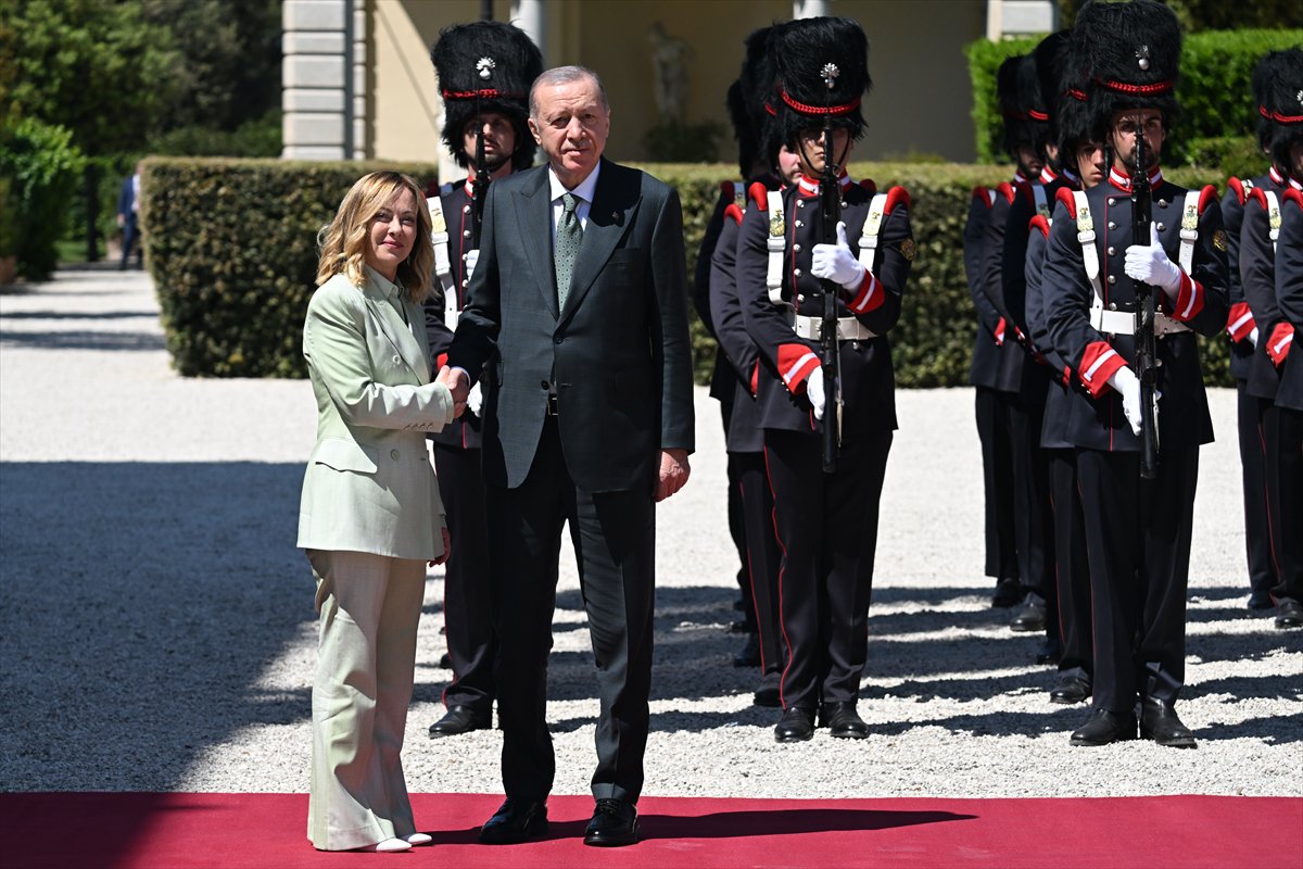 Cumhurbaşkanı Erdoğan İtalya'da