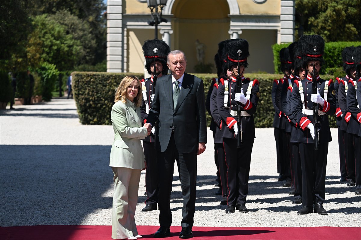 Cumhurbaşkanı Erdoğan İtalya'da