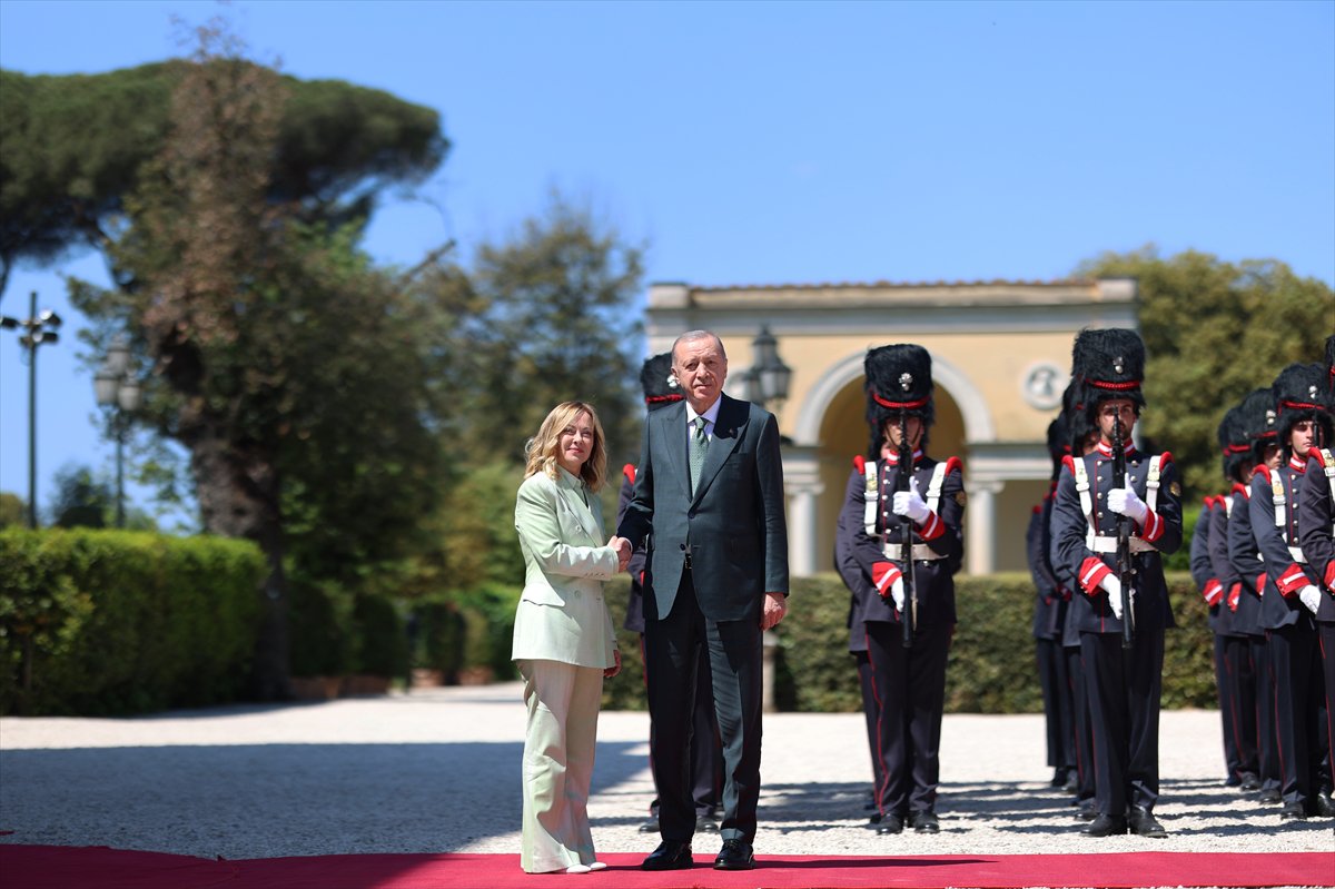 Cumhurbaşkanı Erdoğan İtalya'da