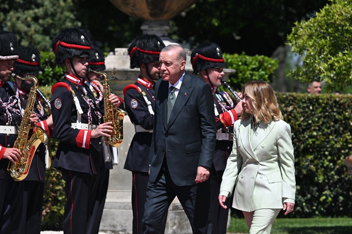 Cumhurbaşkanı Erdoğan İtalya'da