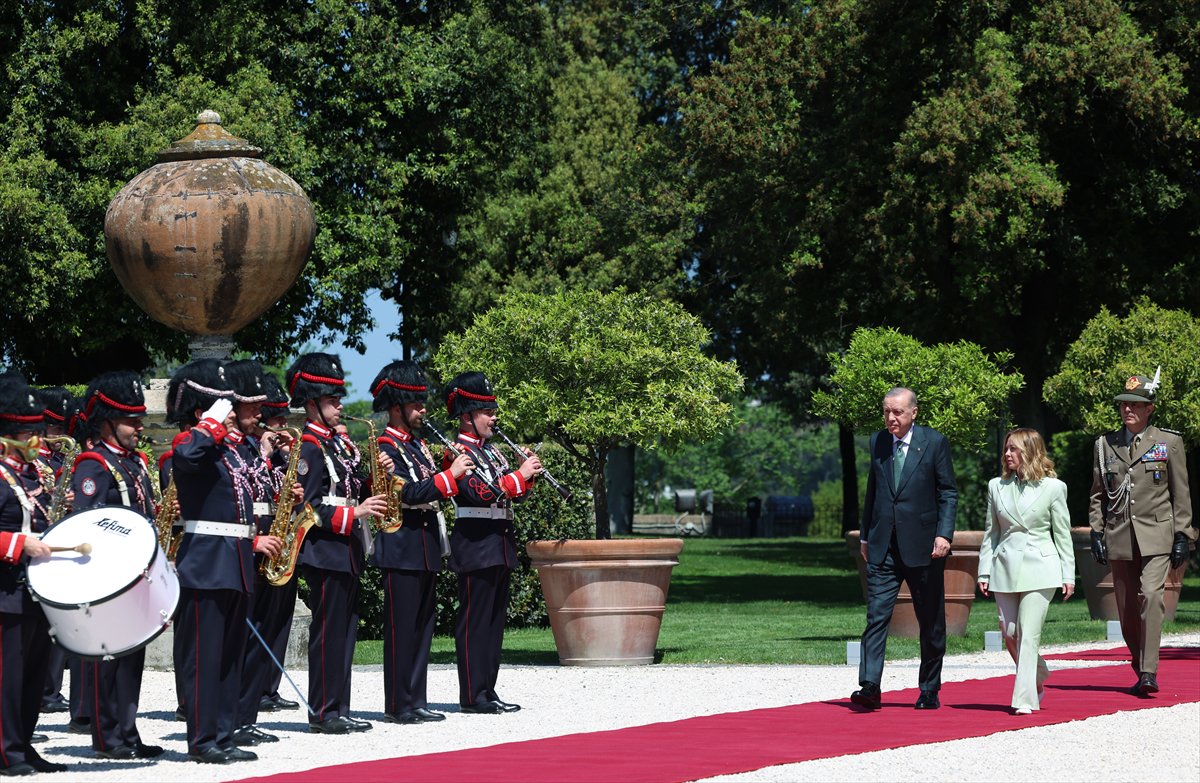 Cumhurbaşkanı Erdoğan İtalya'da