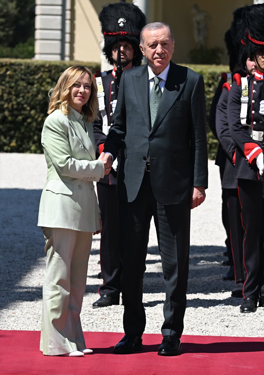 Cumhurbaşkanı Erdoğan İtalya'da