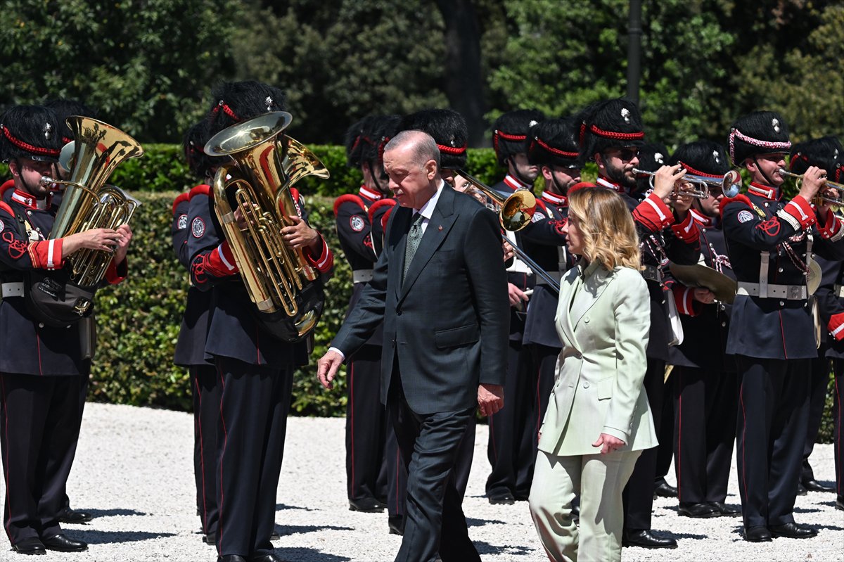 Cumhurbaşkanı Erdoğan İtalya'da