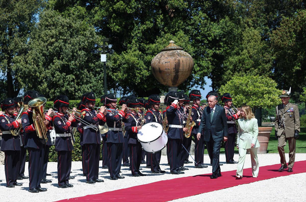 Cumhurbaşkanı Erdoğan İtalya'da