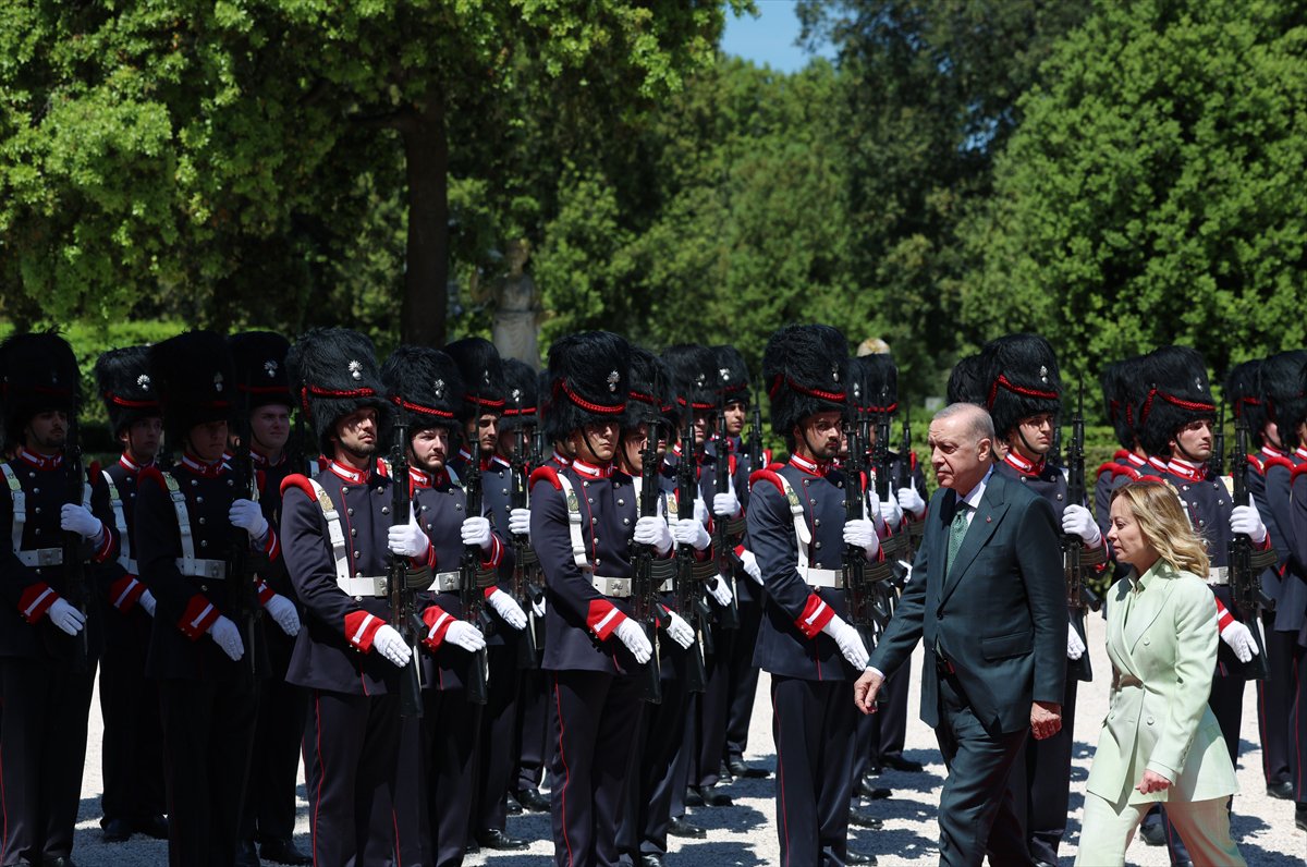 Cumhurbaşkanı Erdoğan İtalya'da