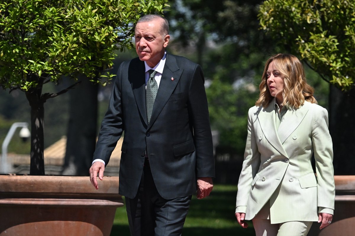 Cumhurbaşkanı Erdoğan İtalya'da