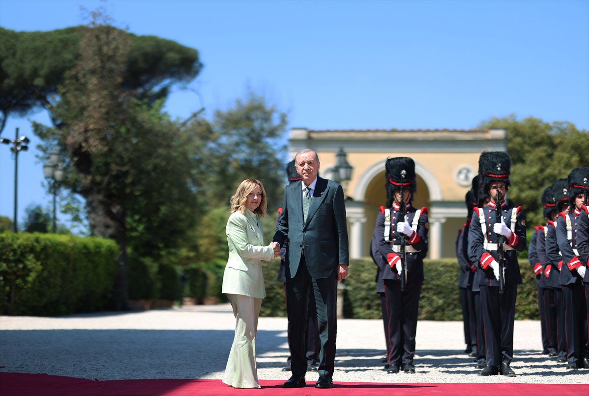 Cumhurbaşkanı Erdoğan İtalya'da