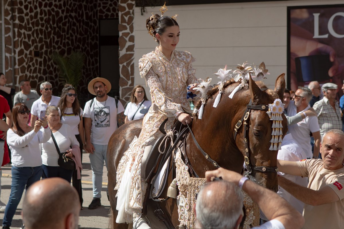 İspanya'da Los Caballos del Vino Festivali