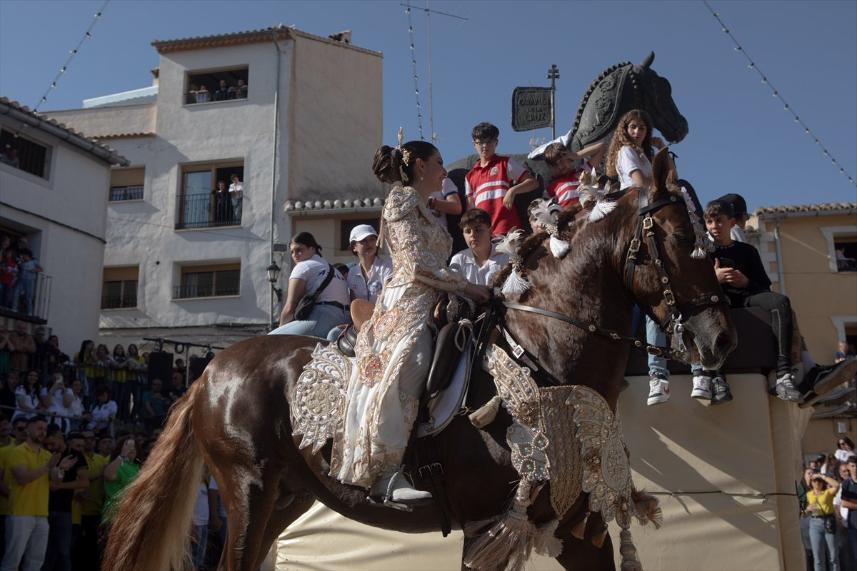 İspanya'da Los Caballos del Vino Festivali
