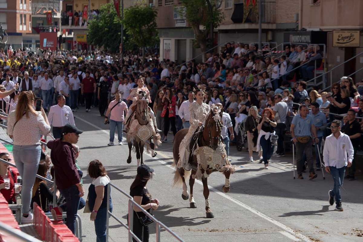 İspanya'da Los Caballos del Vino Festivali