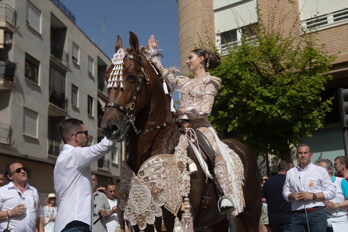 İspanya'da Los Caballos del Vino Festivali