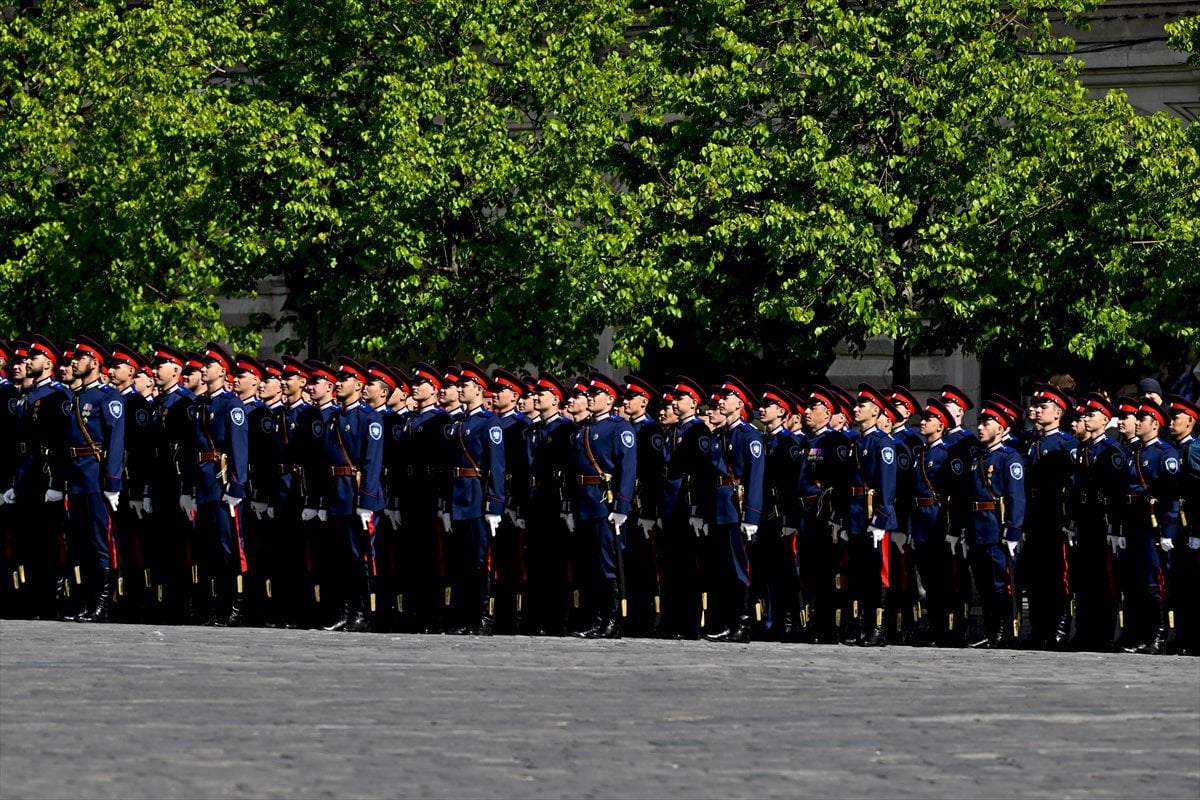 Kızıl Meydan'da Zafer Günü kutlaması