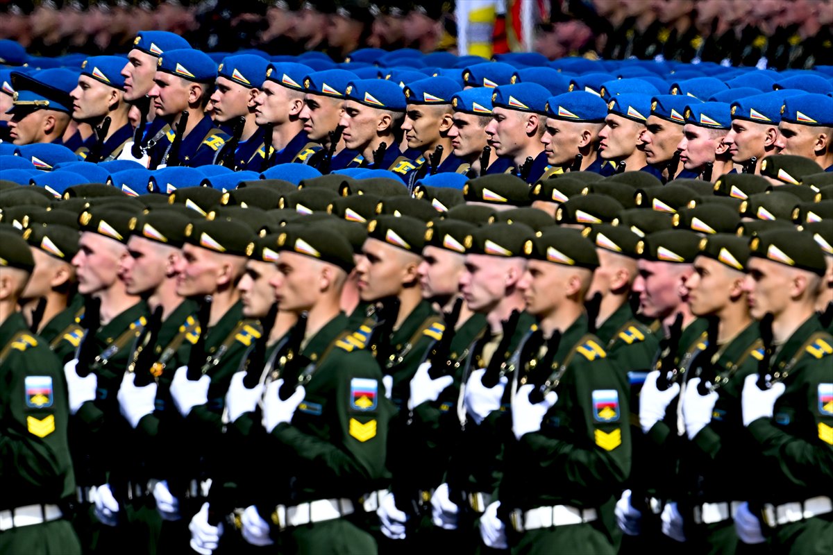 Kızıl Meydan'da Zafer Günü kutlaması