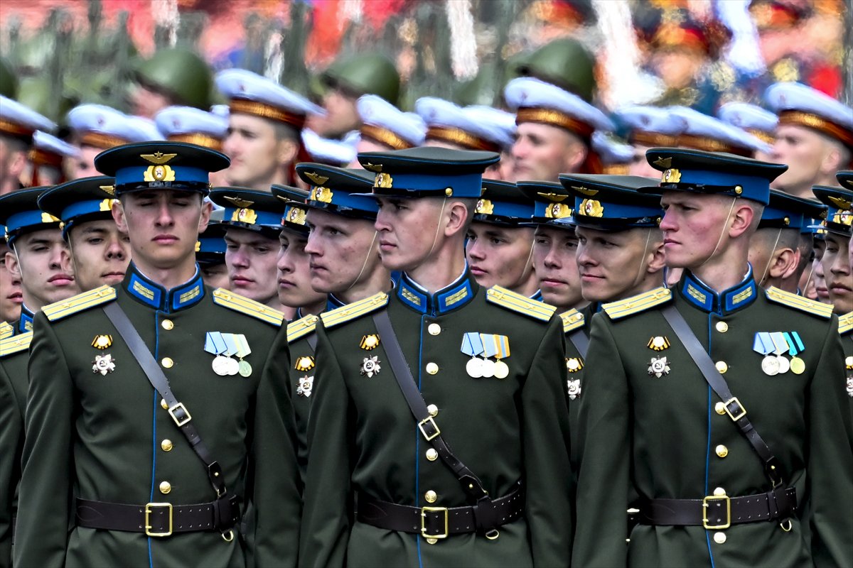 Kızıl Meydan'da Zafer Günü kutlaması