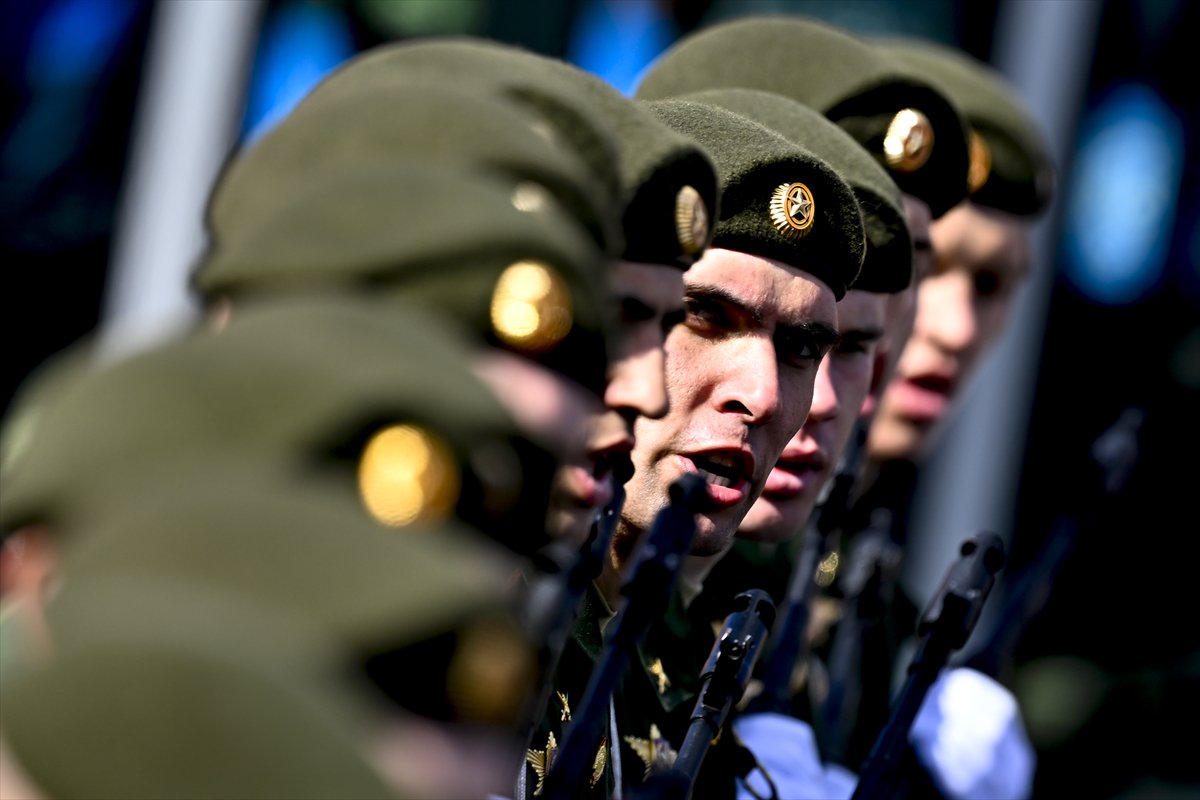 Kızıl Meydan'da Zafer Günü kutlaması