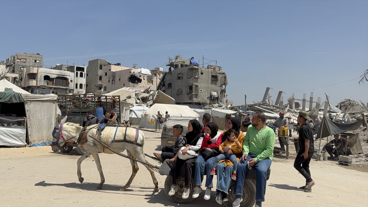 Gazze'de halk güvenli bölgelere göç etmeye başladı
