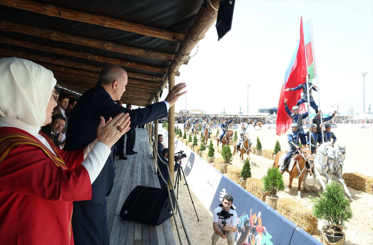 Cumhurbaşkanı Erdoğan 7. Etnospor Kültür Festivali’nde