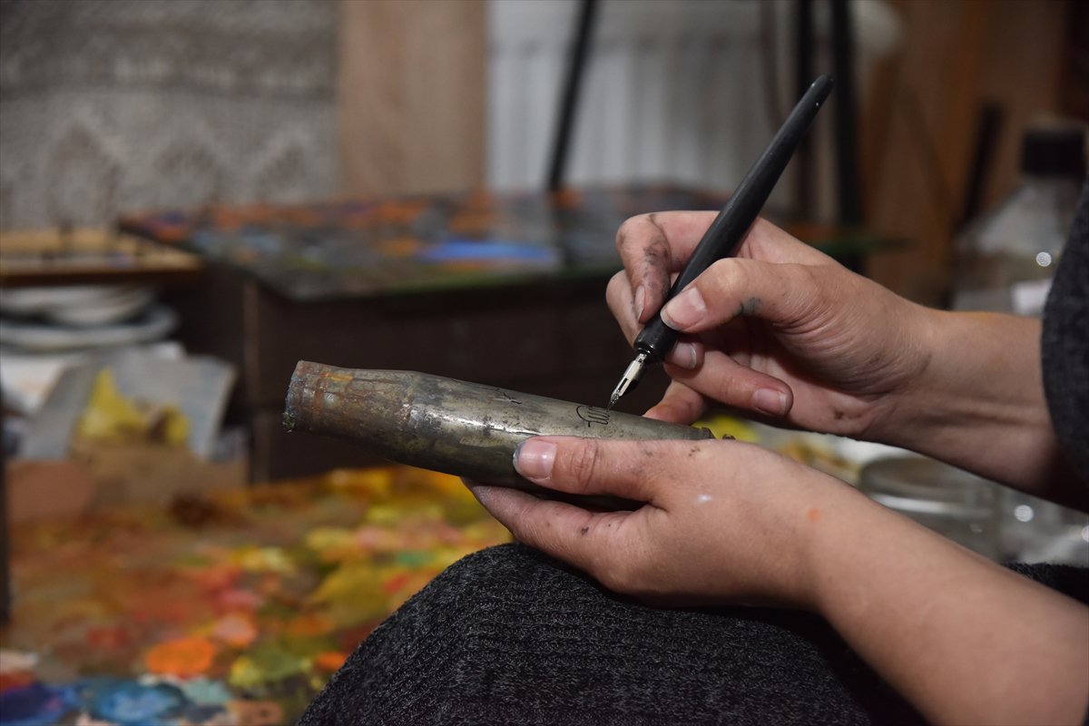 Ukrayna’da savaşın izleri sanata dönüşüyor