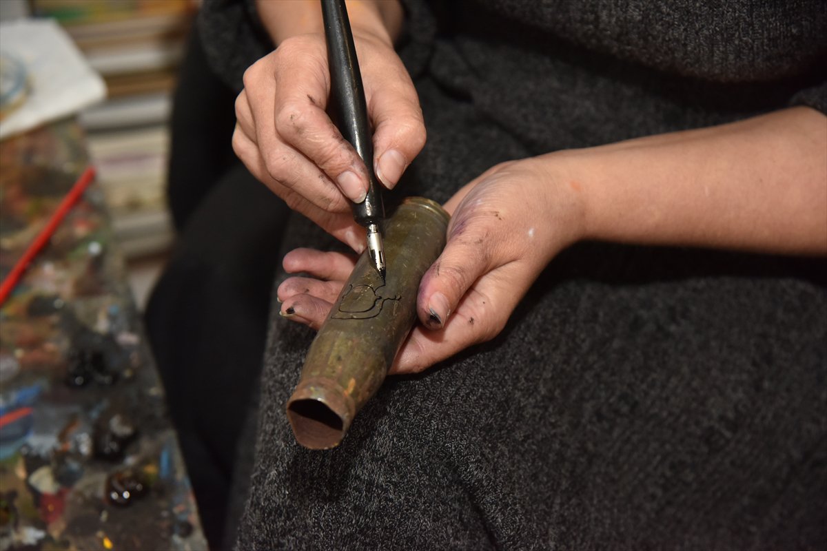 Ukrayna’da savaşın izleri sanata dönüşüyor