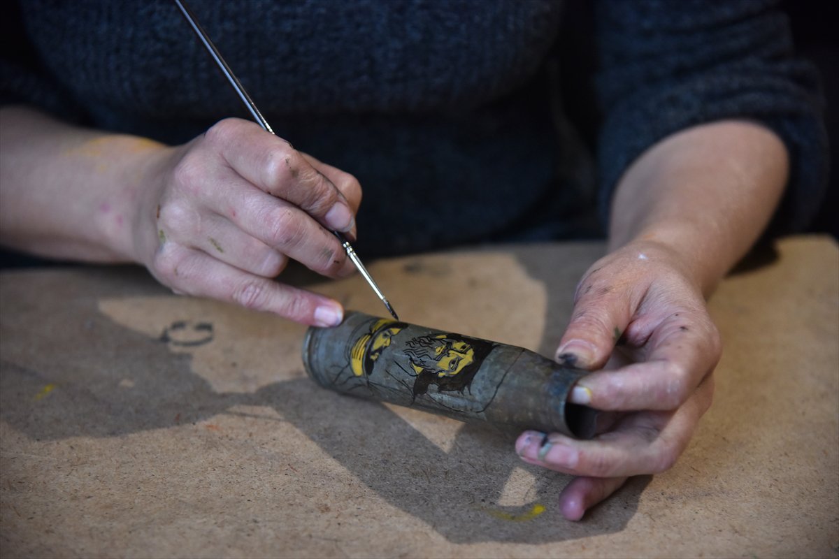 Ukrayna’da savaşın izleri sanata dönüşüyor