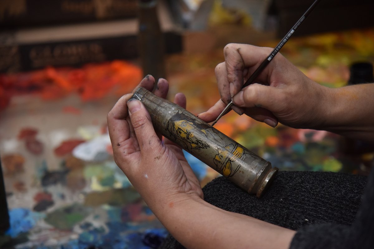 Ukrayna’da savaşın izleri sanata dönüşüyor