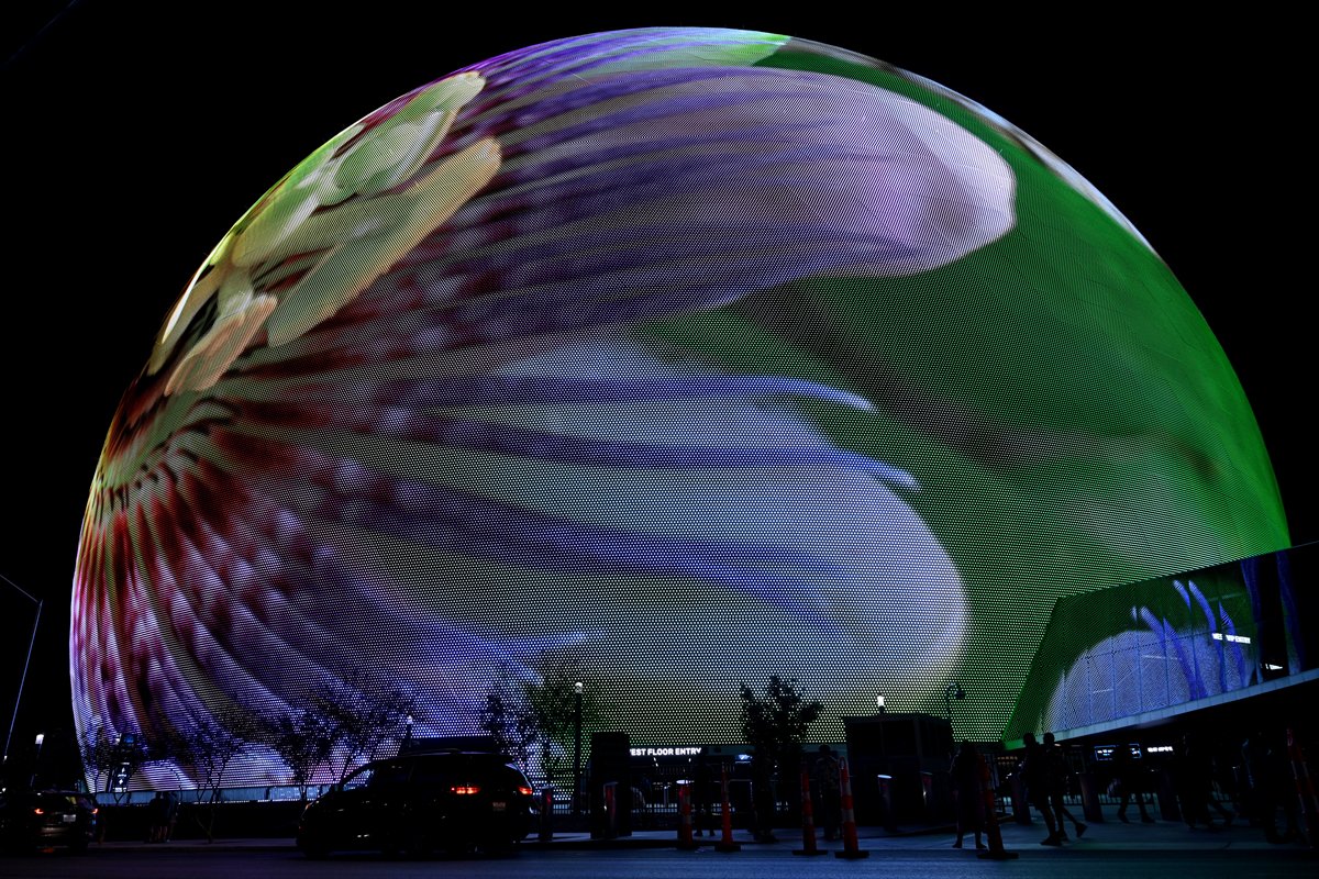 Las Vegas'taki dünyanın en büyük LED küresi MSG Sphere
