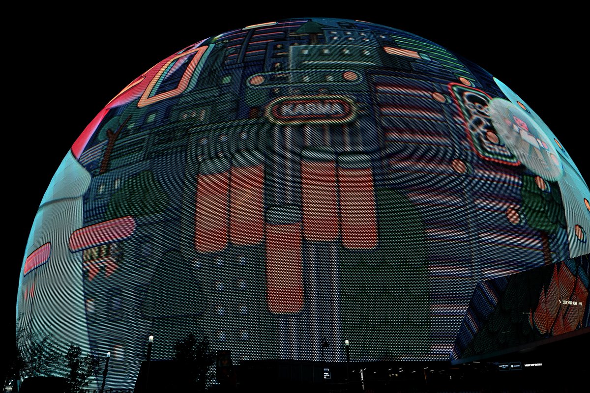 Las Vegas'taki dünyanın en büyük LED küresi MSG Sphere