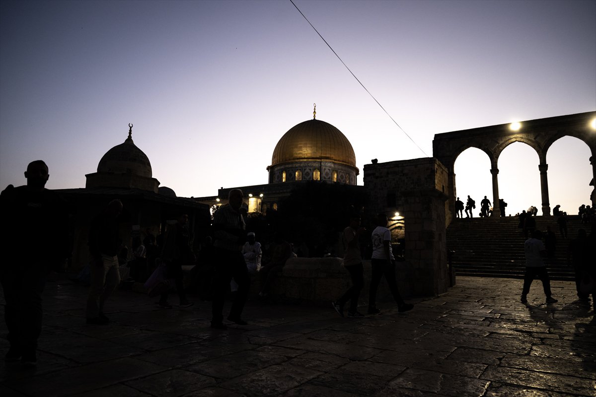 Mescid-i Aksa'da bayram namazı