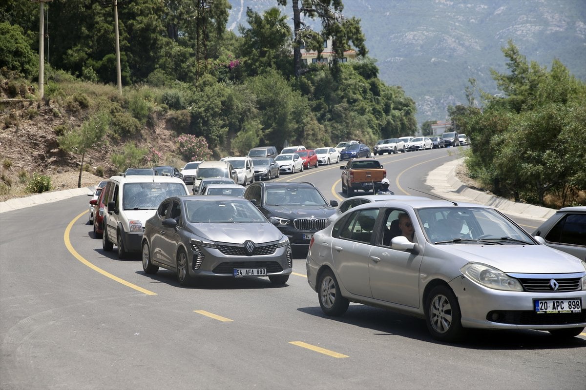 Muğla'ya bayram akını sürüyor