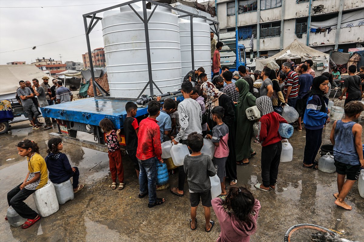Han Yunus'ta temiz su savaşı