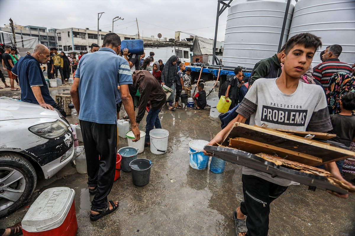 Han Yunus'ta temiz su savaşı