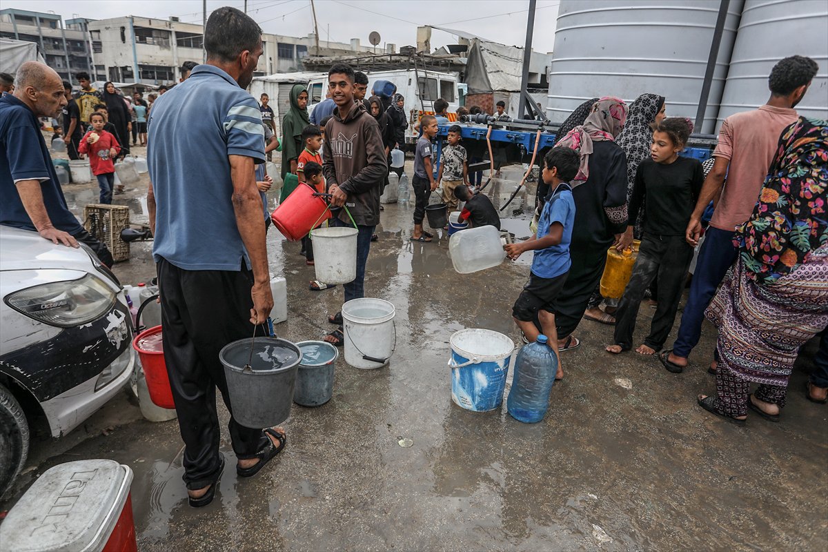 Han Yunus'ta temiz su savaşı