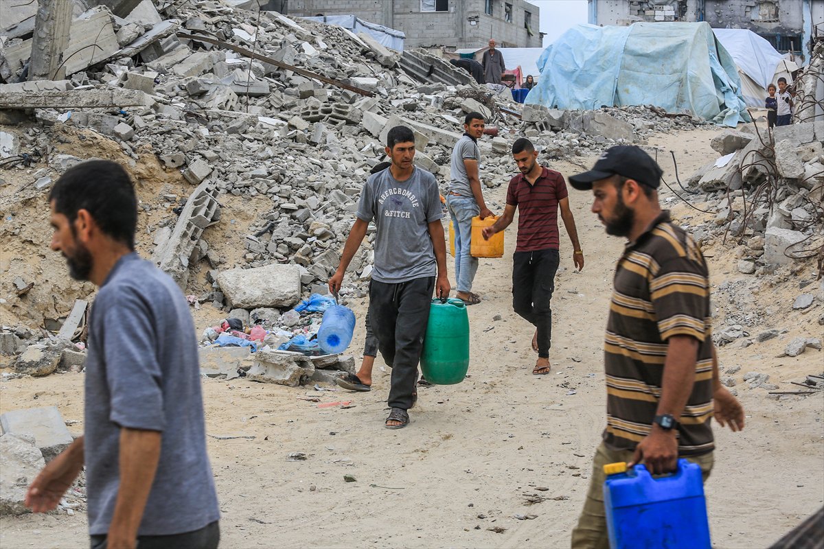 Han Yunus'ta temiz su savaşı