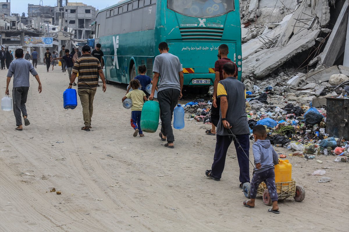Han Yunus'ta temiz su savaşı