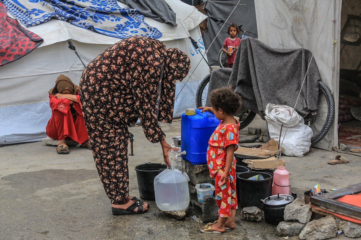 Han Yunus'ta temiz su savaşı