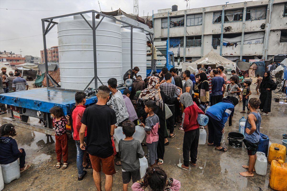 Han Yunus'ta temiz su savaşı
