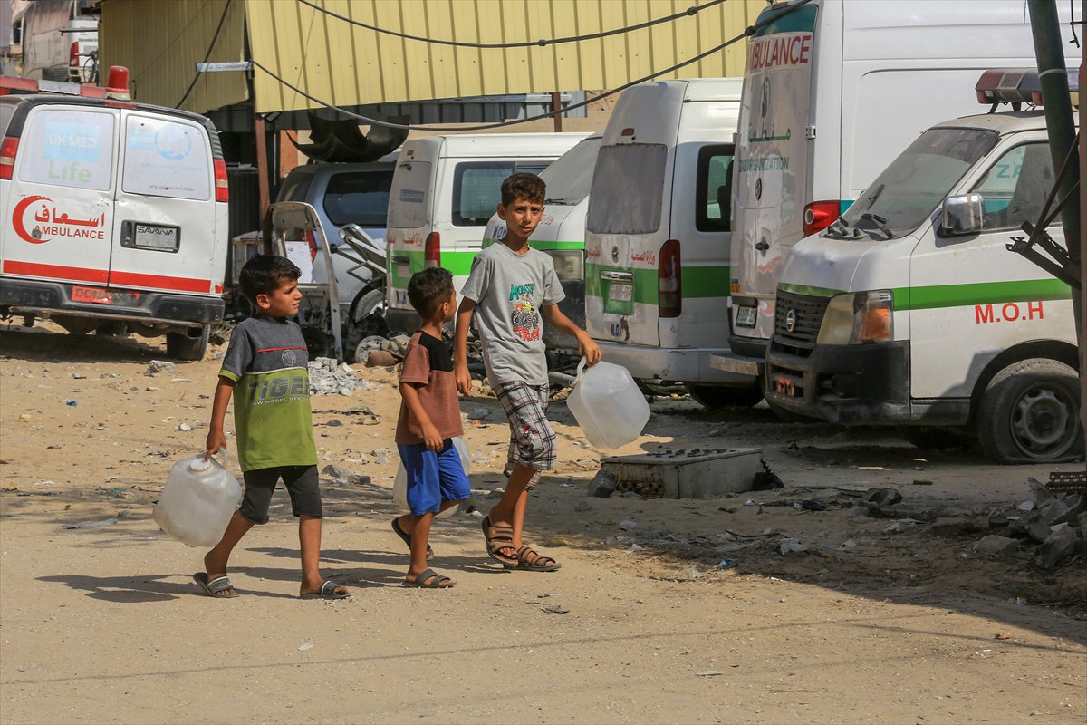 Han Yunus'ta temiz su savaşı