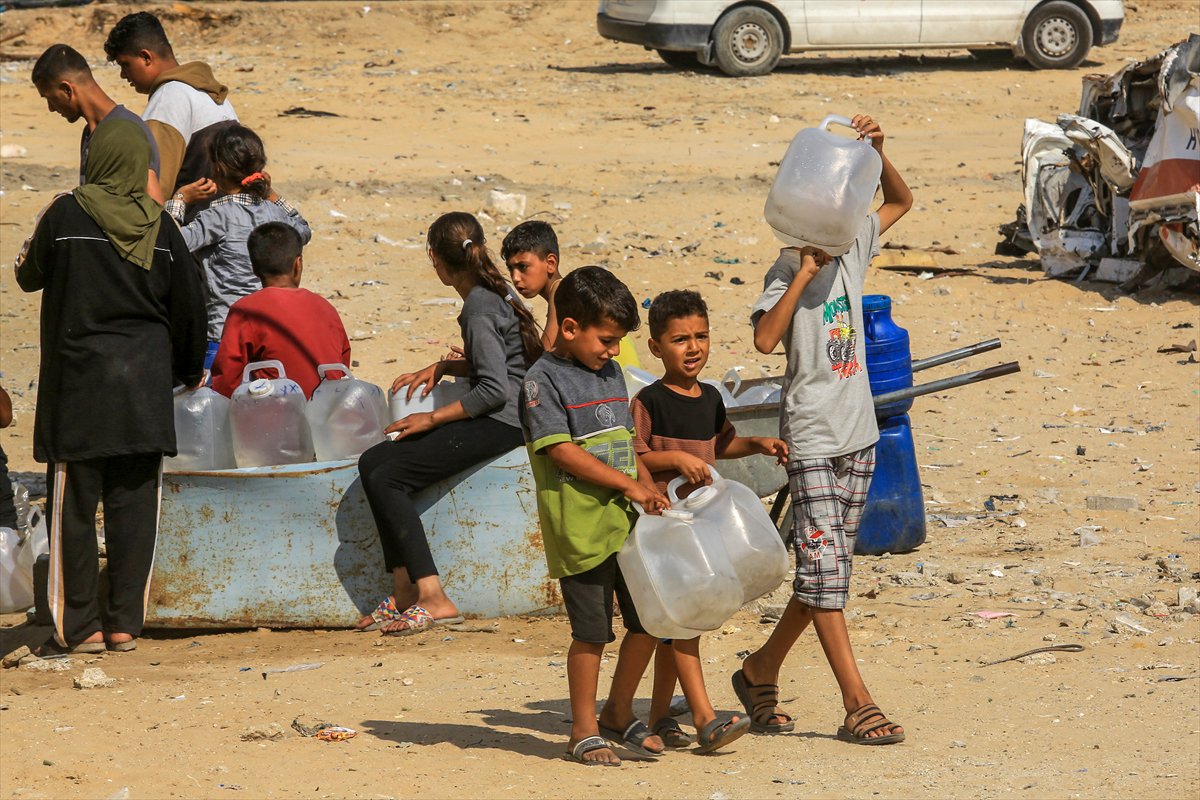 Han Yunus'ta temiz su savaşı
