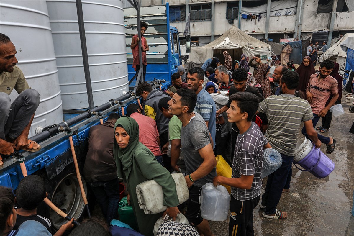 Han Yunus'ta temiz su savaşı