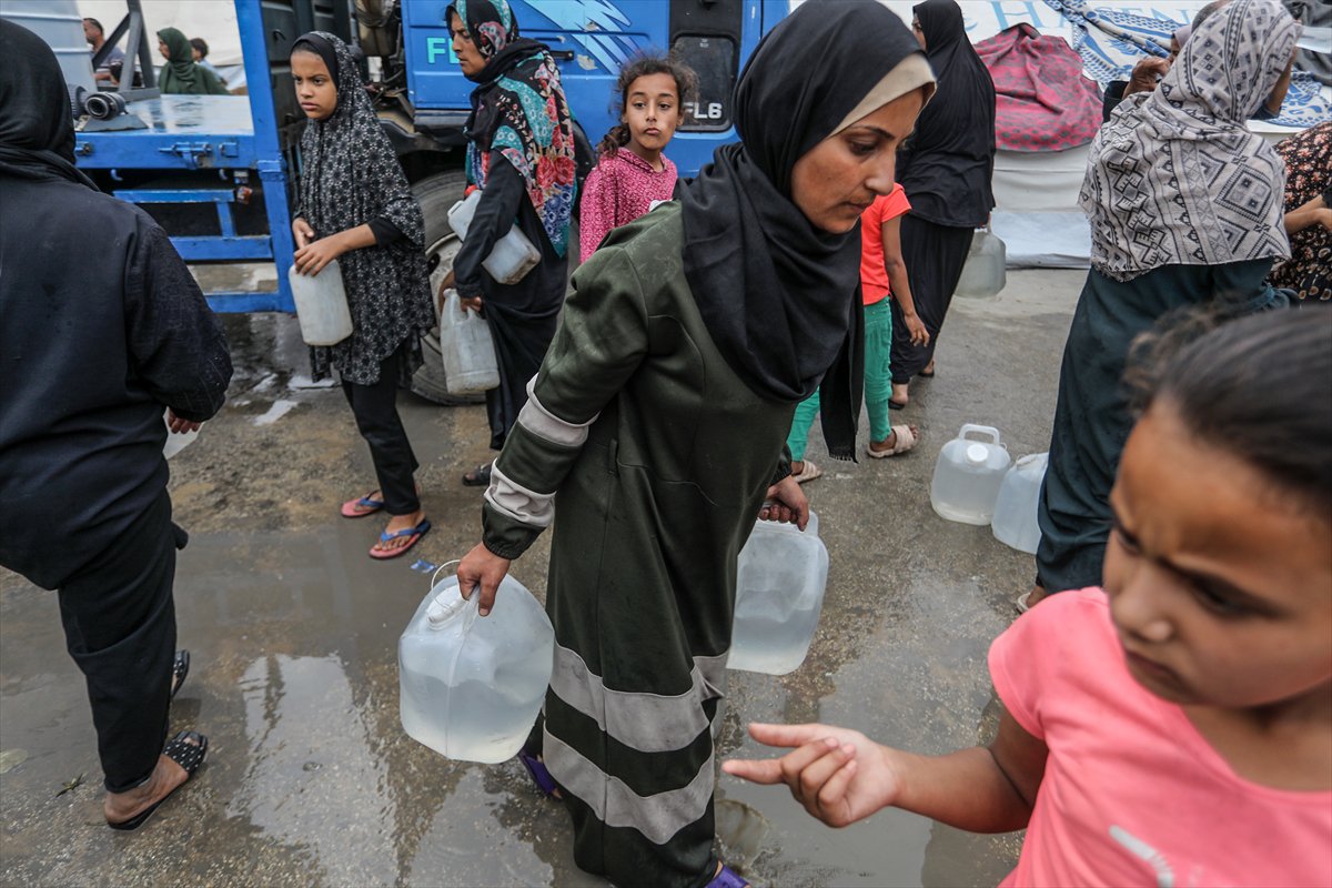Han Yunus'ta temiz su savaşı