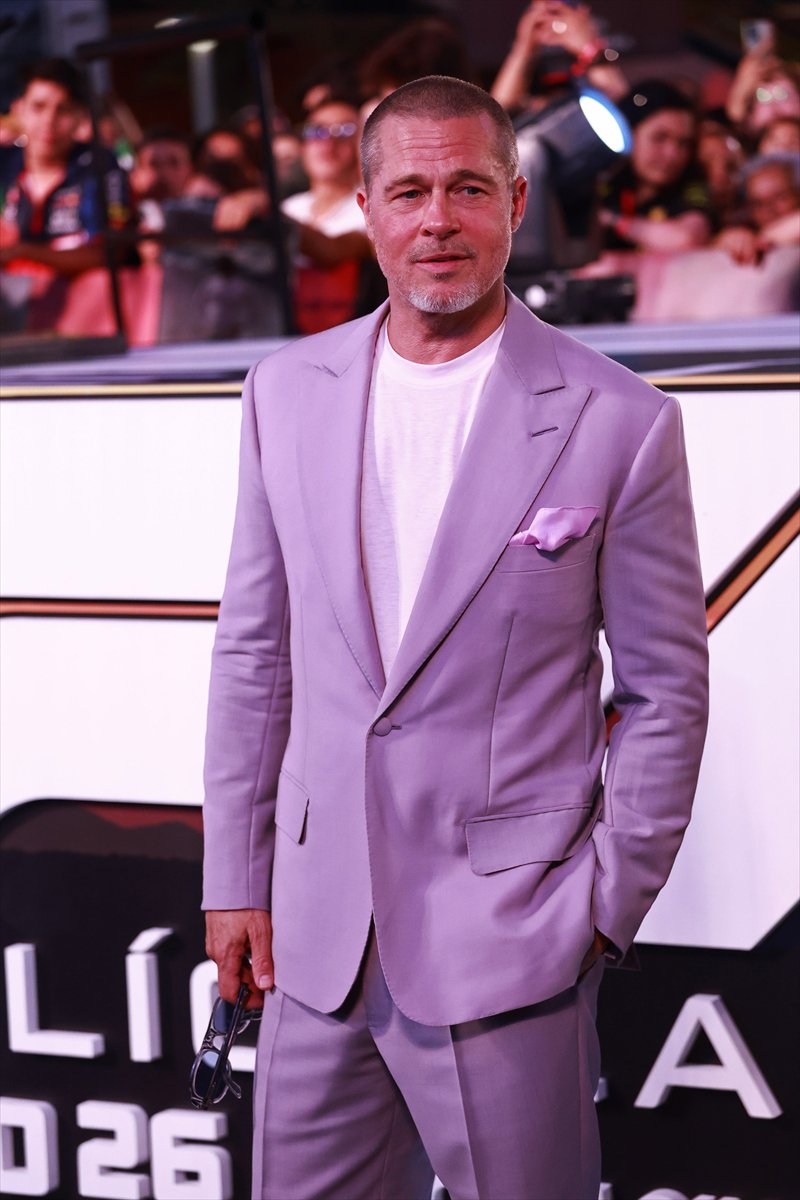 Meksika’da Brad Pitt rüzgarı: F1 The Movie’nin yıldızları buluştu