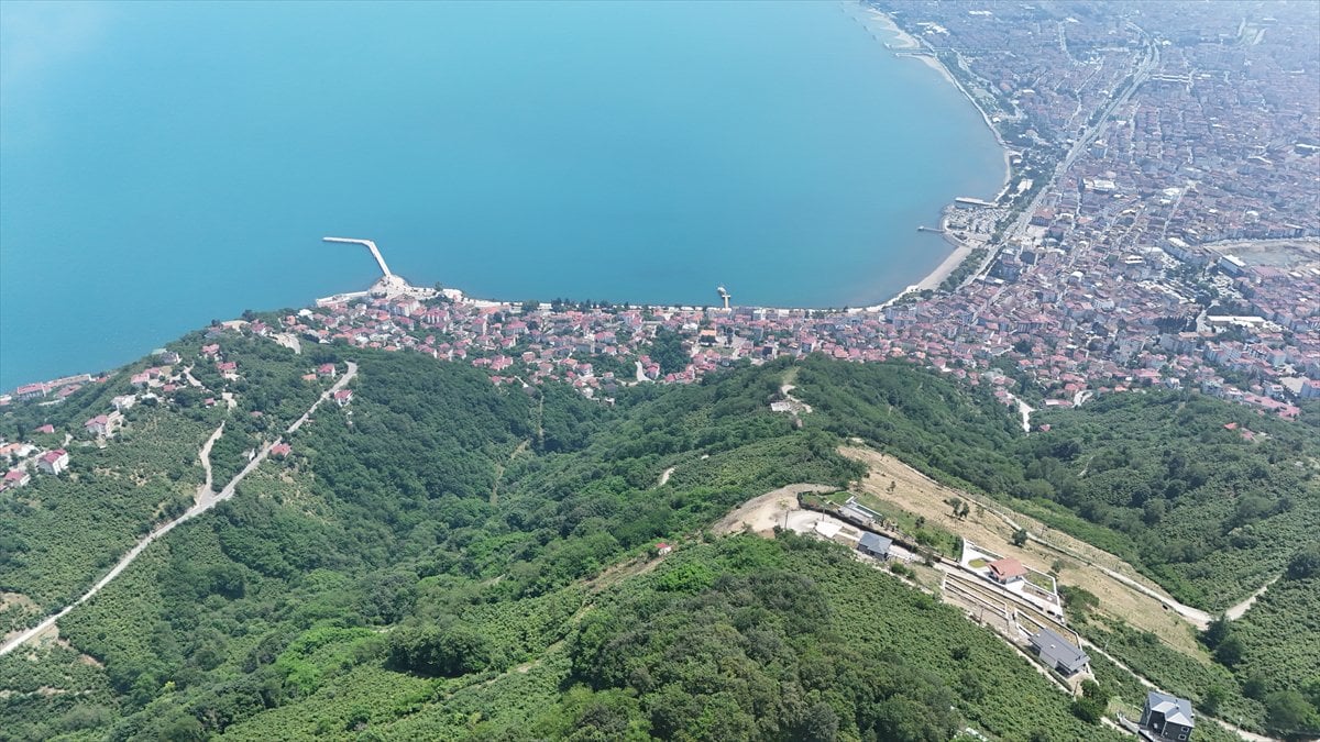 Ordu'da yamaç paraşütü heyecanı