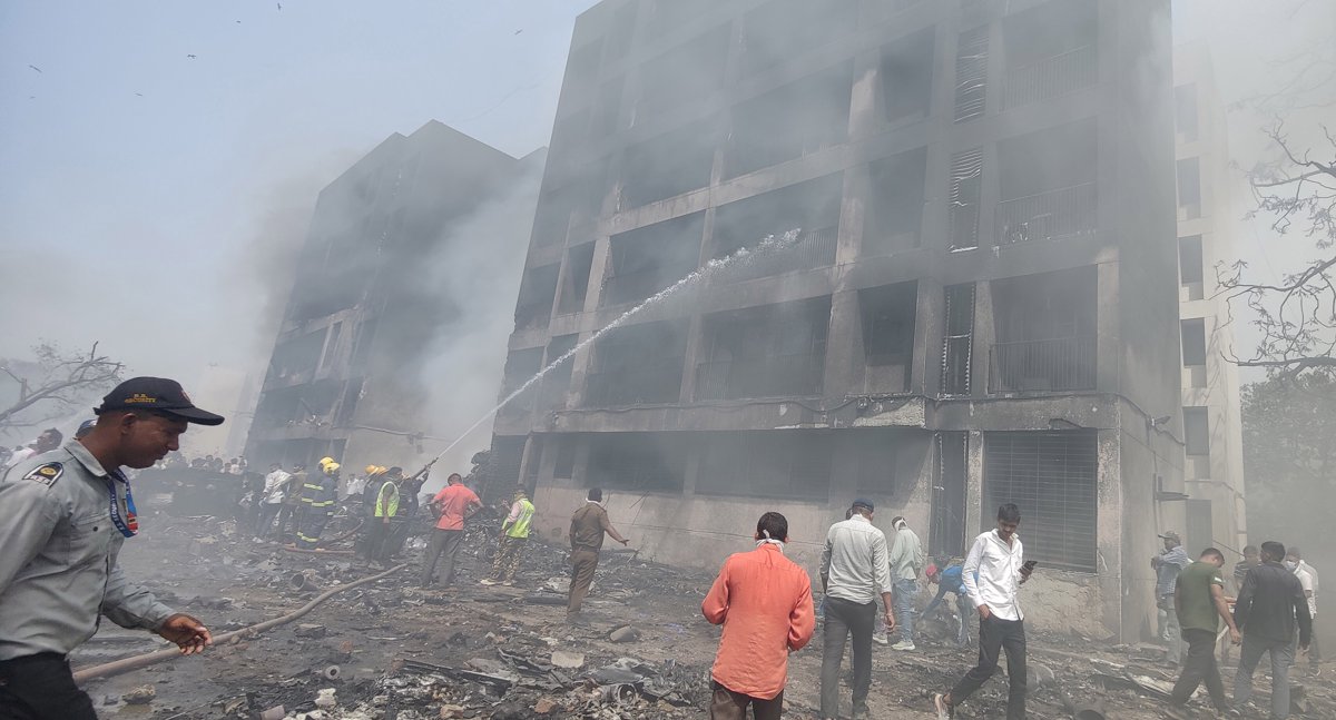 Hindistan'da yolcu uçağı düştü