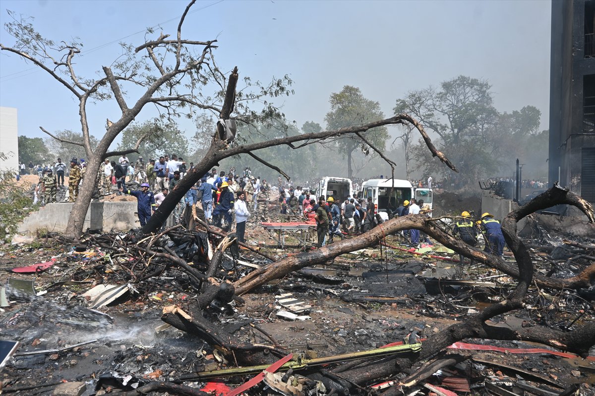 Hindistan'da yolcu uçağı düştü