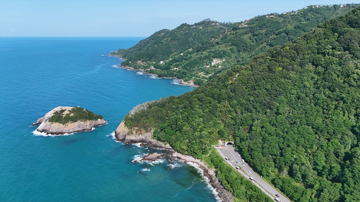 Ordu'nun doğal cenneti Hoynat Adası, ziyaretçilerini büyülüyor