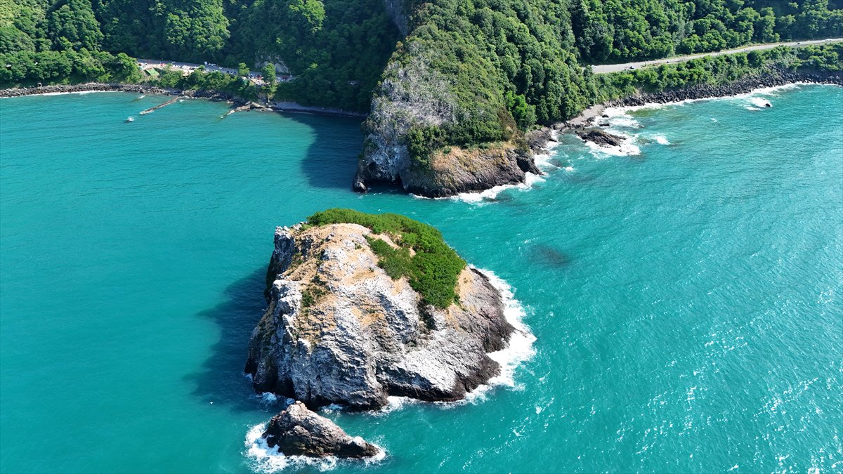 Ordu'nun doğal cenneti Hoynat Adası, ziyaretçilerini büyülüyor