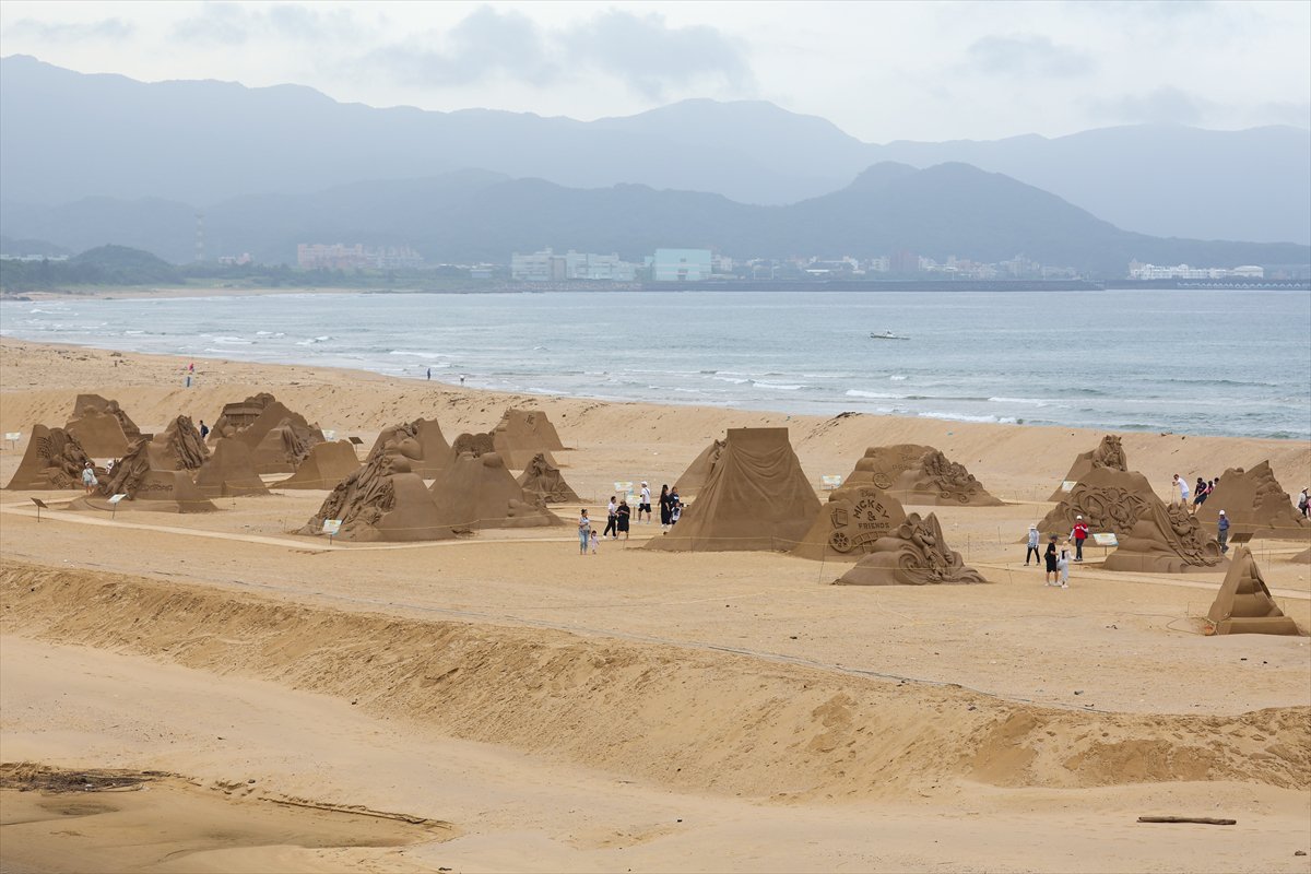 Tayvan’da unutulmaz animasyon kahramanları kumda hayat buldu