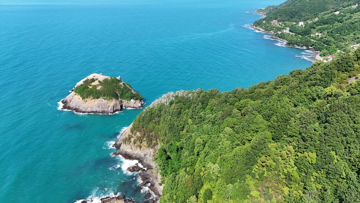 Ordu'nun doğal cenneti Hoynat Adası, ziyaretçilerini büyülüyor